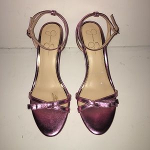 NWOT - Jessica Simpson - metallic pink/purple